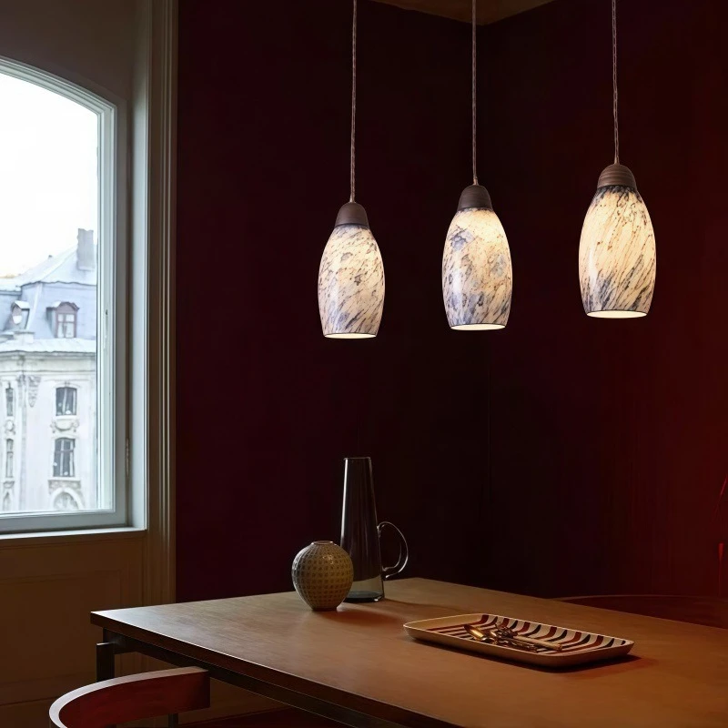 French Retro Minimalist Art Walnut Ceramic LED Chandelier Bedroom Bedside Restaurant Bar Counter Homestay Decorative Lighting
French Retro Minimalist Art Walnut Ceramic LED Chandelier Bedroom Bedside Restaurant Bar Counter Homestay Decorative Lighting