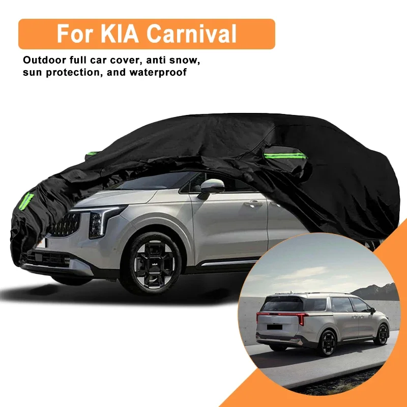 For KIA Carnival Car Full Cover - Outdoor Waterproof Snowproof Sunshade, Winter & Summer All Weather Auto Protection Accessories
For KIA Carnival Car Full Cover - Outdoor Waterproof Snowproof Sunshade, Winter & Summer All Weather Auto Protection Accessories