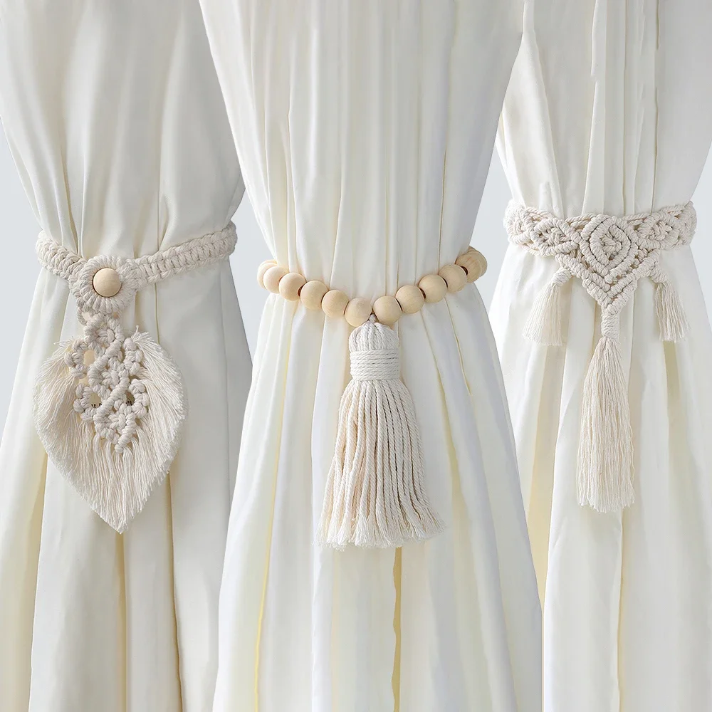 Curtaintiebacks With Beadfringe Curtains Accessories Macrame Decorative Curtain Rope Farmhouse Decor for Room Decoration
Curtaintiebacks With Beadfringe Curtains Accessories Macrame Decorative Curtain Rope Farmhouse Decor for Room Decoration