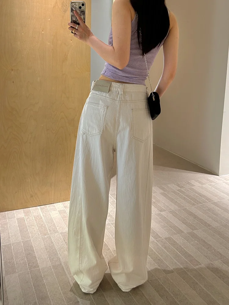 High Waist Wide Leg Jeans Women's Summer New Straight Cut Pants Light Beige Loose Slimming Floor Length Knife Jeans
High Waist Wide Leg Jeans Women's Summer New Straight Cut Pants Light Beige Loose Slimming Floor Length Knife Jeans