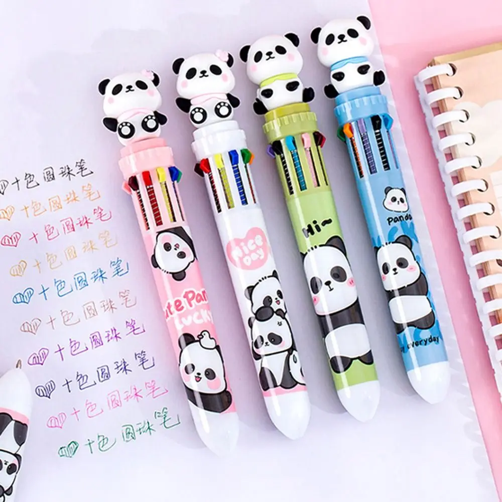 10 Colors Cartoon Panda Ballpoint Pen Cute 10 In 1 Colorful Ink Gel Pen Portable Girl Heart Hand Account Pen Student
10 Colors Cartoon Panda Ballpoint Pen Cute 10 In 1 Colorful Ink Gel Pen Portable Girl Heart Hand Account Pen Student