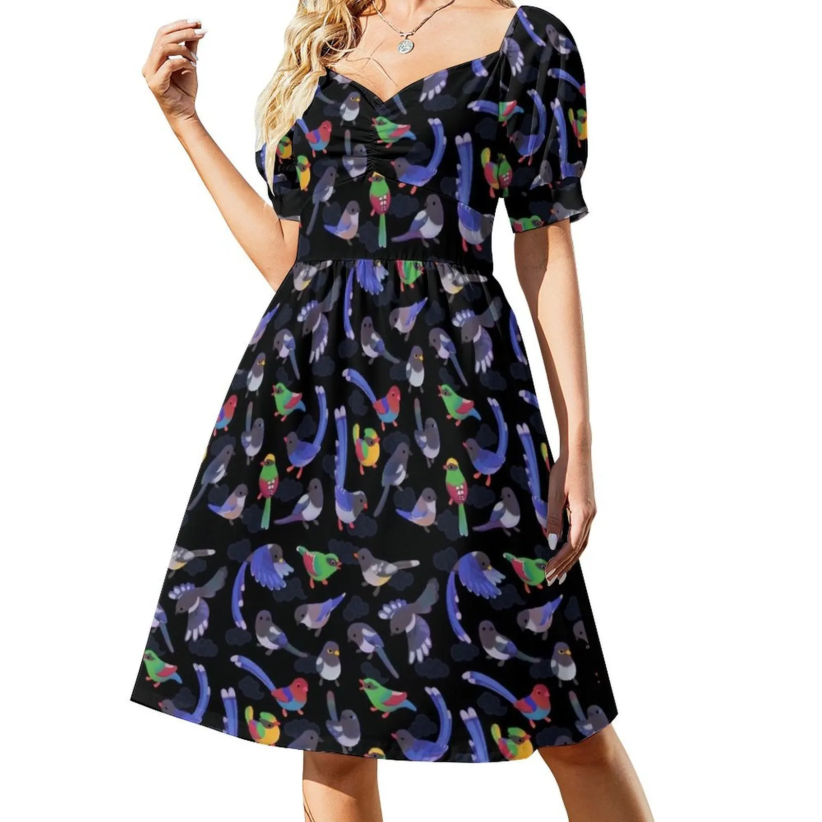 Magpie - dark / name Short-Sleeved Dress evening dress woman ladies dresses for special occasions
Magpie - dark / name Short-Sleeved Dress evening dress woman ladies dresses for special occasions