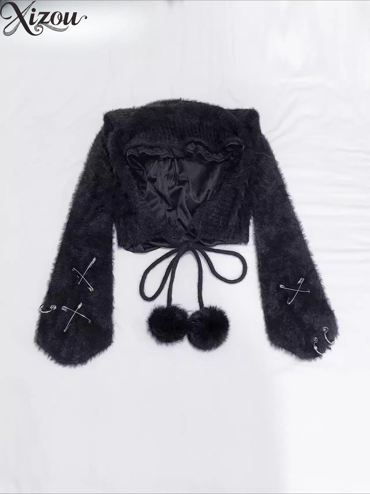 Y2k Mine Japanese Subculture Style Black White Cosplay Hats Rabbit Long Ears Hairball Knitted Hat Spring and Autumn New Warm
Y2k Mine Japanese Subculture Style Black White Cosplay Hats Rabbit Long Ears Hairball Knitted Hat Spring and Autumn New Warm