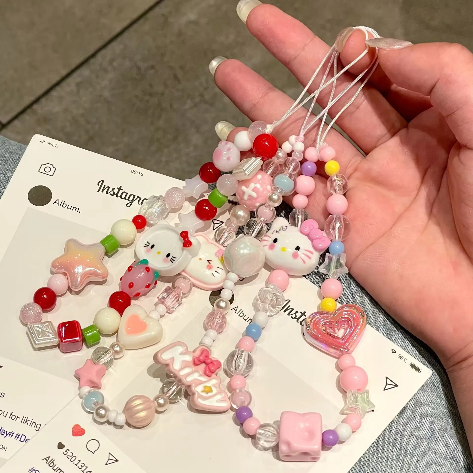 Cute Handmade Beaded Phone Case Hanging Chain Keychain Hand-Held Camera Backpack Hanging Accessory Gift For Girlfriend
Cute Handmade Beaded Phone Case Hanging Chain Keychain Hand-Held Camera Backpack Hanging Accessory Gift For Girlfriend