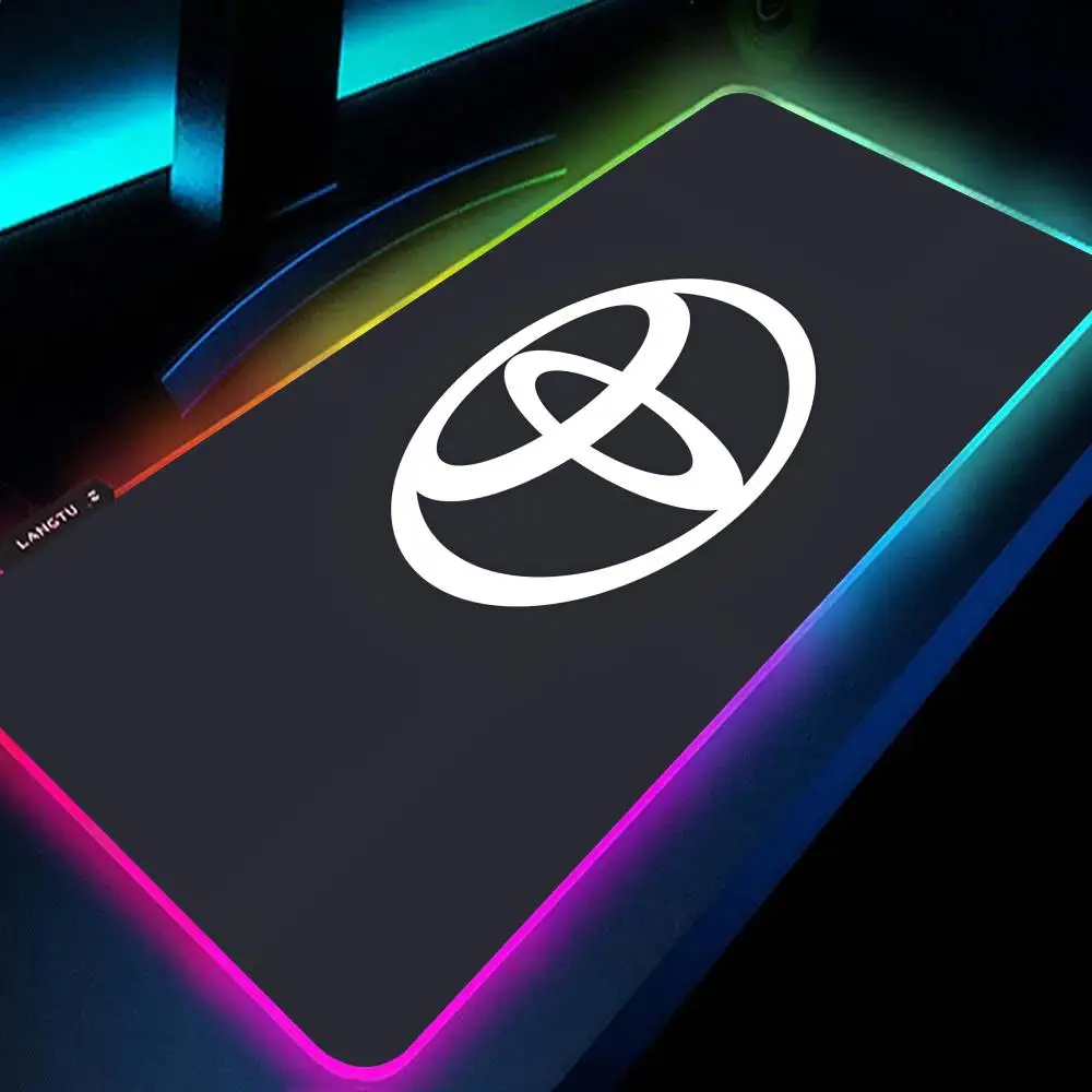 RGB Large Gaming Mouse Pad T-Toyota logo Mouse Pad Non-slip Rubber Base Keyboard Pad Extra Large Luminous LED Mouse Pad
RGB Large Gaming Mouse Pad T-Toyota logo Mouse Pad Non-slip Rubber Base Keyboard Pad Extra Large Luminous LED Mouse Pad