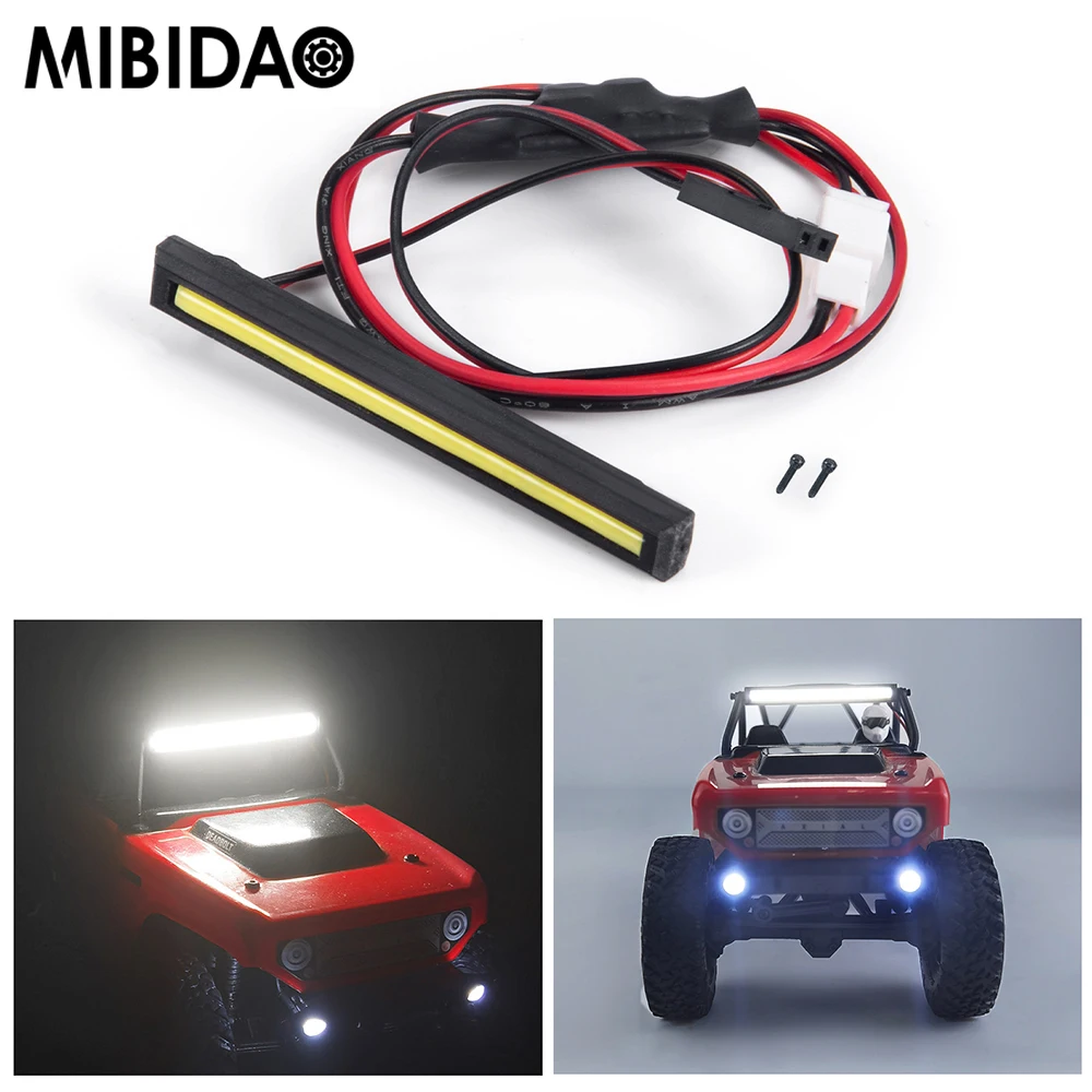 MIBIDAO LED Light Bar Roof Lamp Strip Spotlight for Axial SCX24 90081 Deadbolt 1/24 RC Crawler Car Upgrade Parts Accessories
MIBIDAO LED Light Bar Roof Lamp Strip Spotlight for Axial SCX24 90081 Deadbolt 1/24 RC Crawler Car Upgrade Parts Accessories