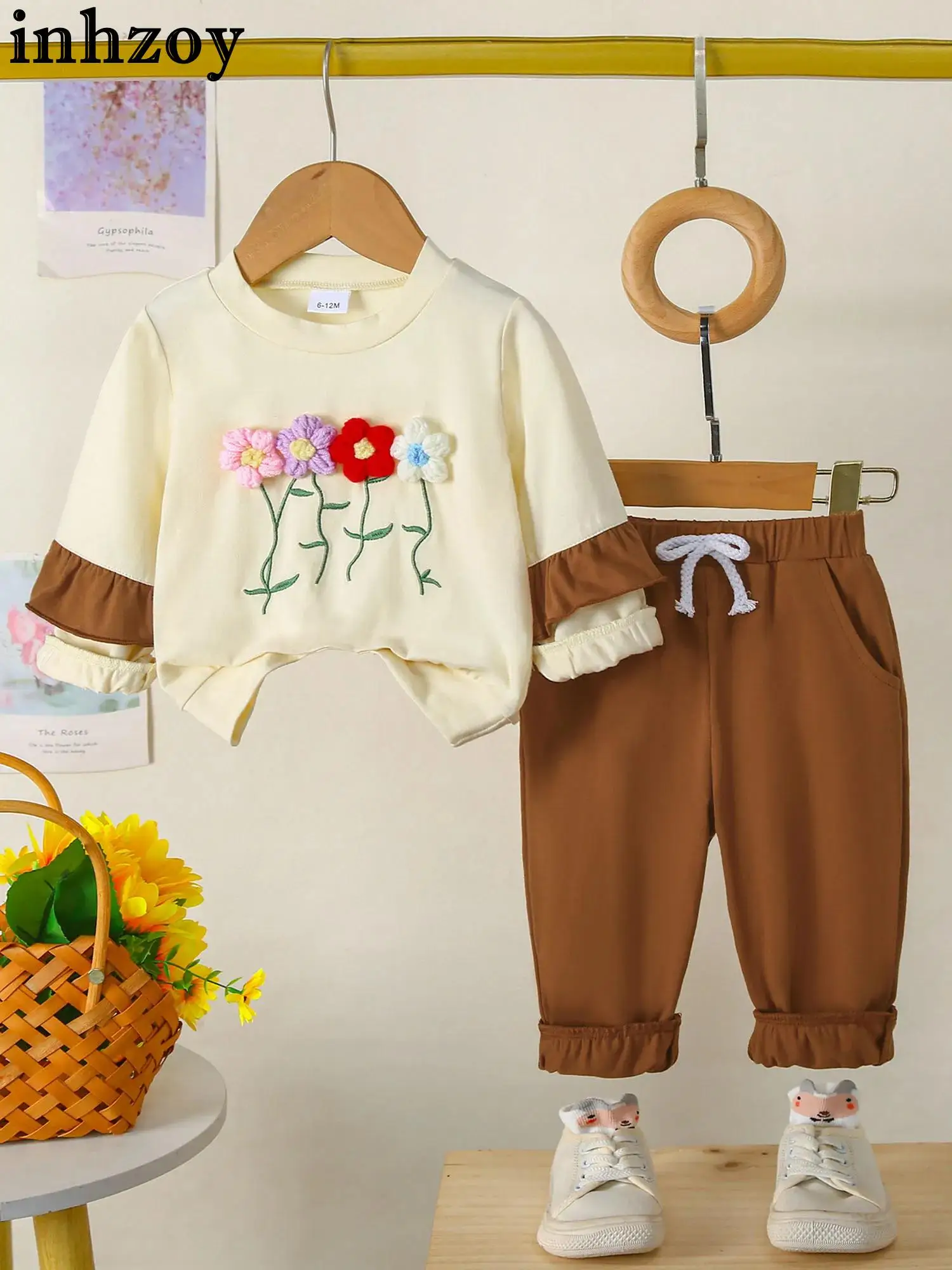 Toddler Baby Girls Casual Outfit Long Sleeve Sweatshirt Tops with Pants Sweatsuit Fall Winter Daily School Party Clothes Set
Toddler Baby Girls Casual Outfit Long Sleeve Sweatshirt Tops with Pants Sweatsuit Fall Winter Daily School Party Clothes Set