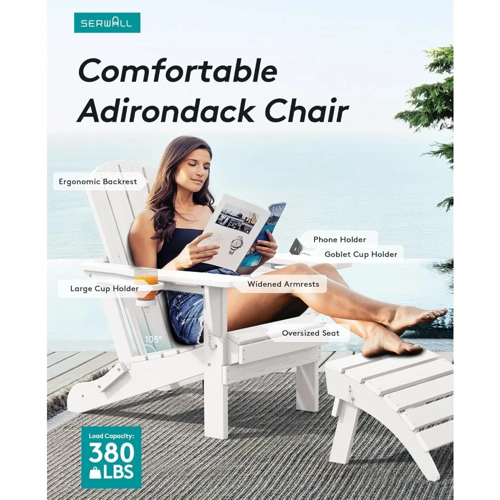 Adirondack Chair with Cup Holders - Composite Adirondack Chairs Set of 2 HDPE Outdoor Chairs All Weather Use, Customized
Adirondack Chair with Cup Holders - Composite Adirondack Chairs Set of 2 HDPE Outdoor Chairs All Weather Use, Customized