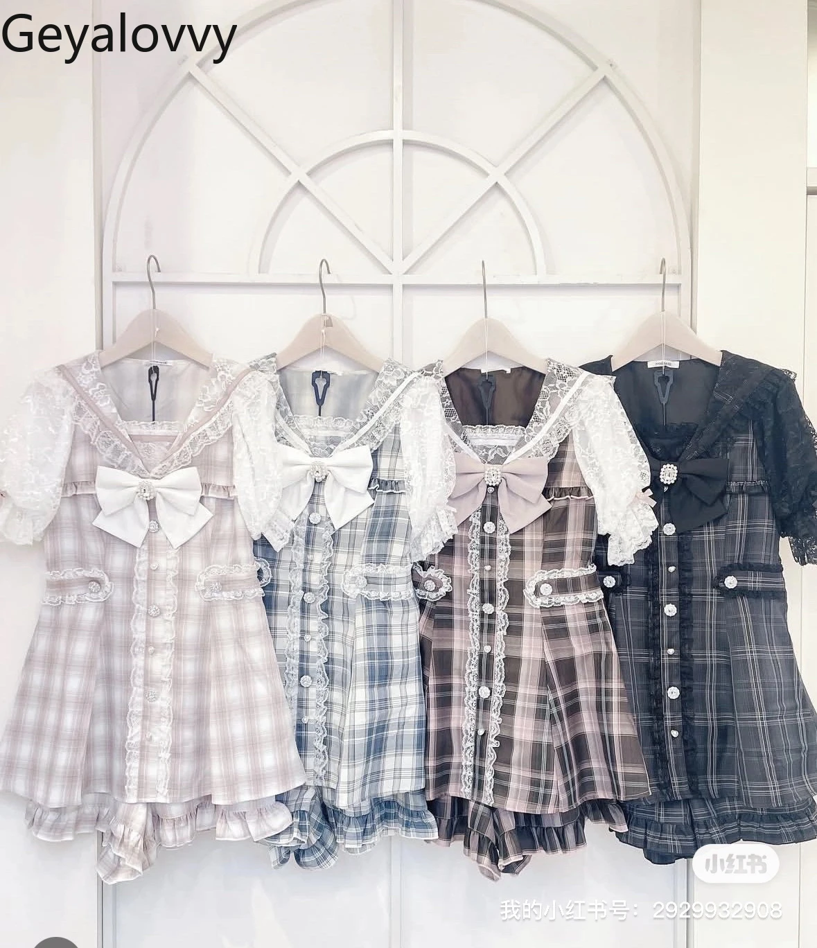Summer New Sweet Cute Girls Short-sleeved Suit Japanese Mine Lace Navy Collar Plaid Slimming Shirt and Shorts Two Piece Set
Summer New Sweet Cute Girls Short-sleeved Suit Japanese Mine Lace Navy Collar Plaid Slimming Shirt and Shorts Two Piece Set