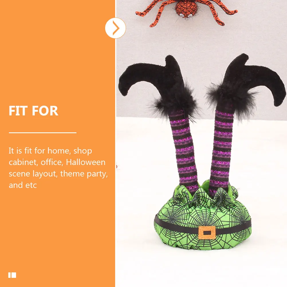 2pcs Witch Pumpkin Leg Toy Halloween Decorations Elf Legs Scary Party Home Office Table Fireplace Decoration Synthetic Cloth PP
2pcs Witch Pumpkin Leg Toy Halloween Decorations Elf Legs Scary Party Home Office Table Fireplace Decoration Synthetic Cloth PP