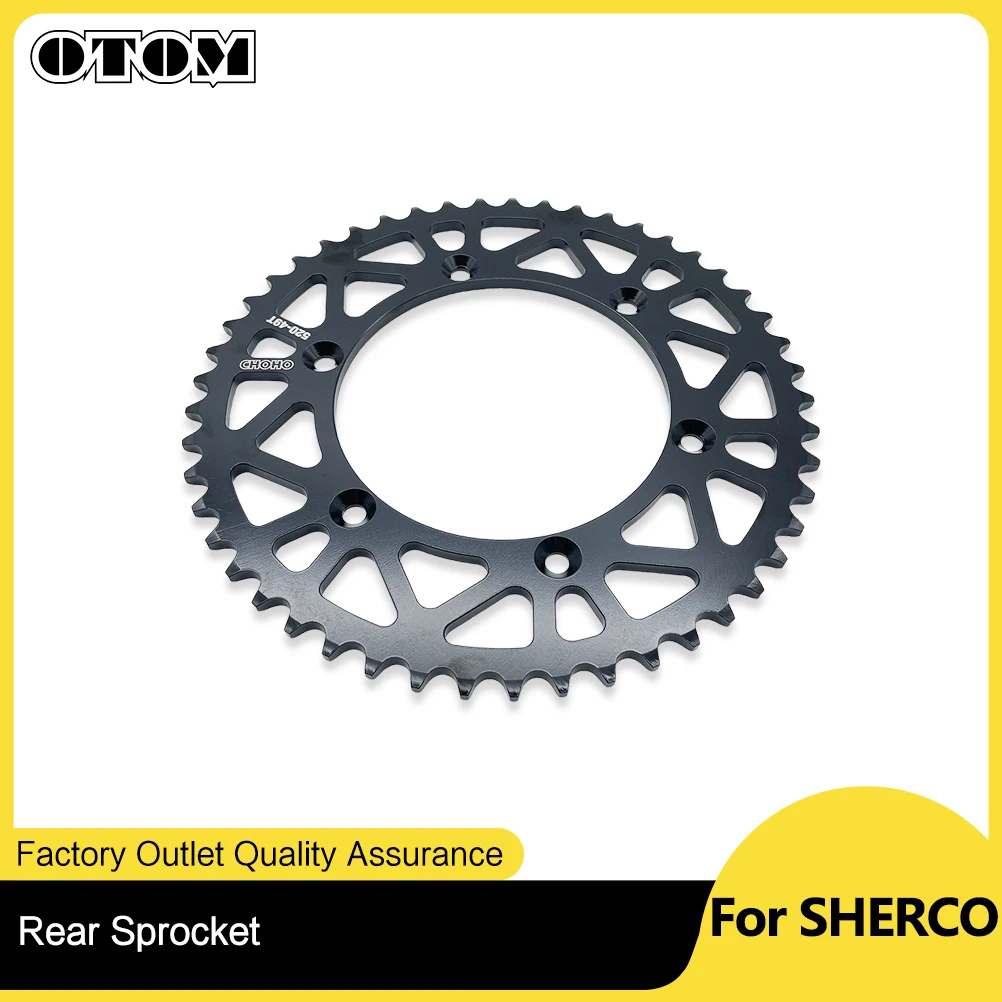 OTOM Motorcycle Accessories Rear Sprocket 520 Chain 49 Teeth Rear Chain Sprocket Gear Black For Sherco SE/SEF 125-500 2014-2024
OTOM Motorcycle Accessories Rear Sprocket 520 Chain 49 Teeth Rear Chain Sprocket Gear Black For Sherco SE/SEF 125-500 2014-2024
