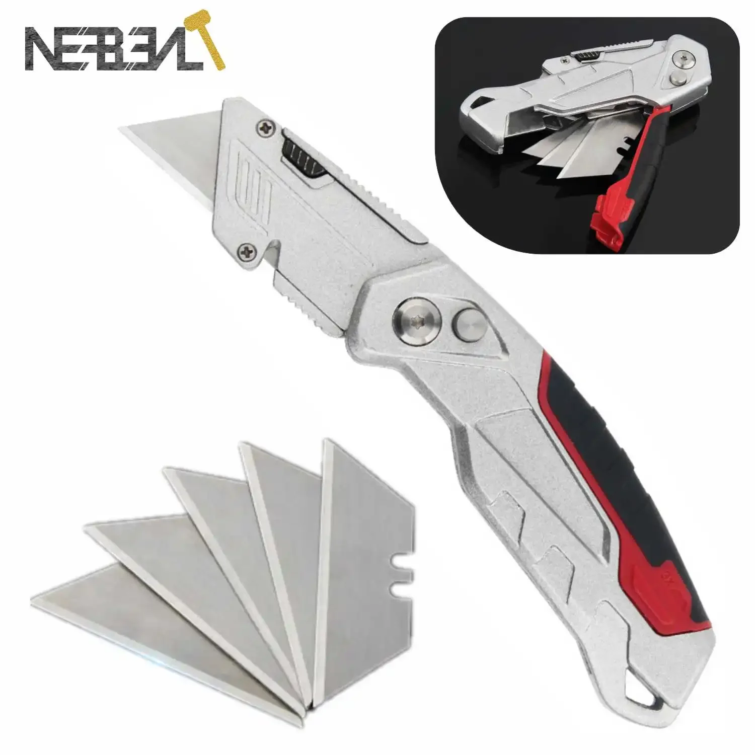 Многофункциональный складной нож электрика, в комплект входят 4 стальных лезвия для кемпинга на открытом воздухе, резка бумаги, пластиковая труба, легко носить с собой 
Многофункциональный складной нож электрика, в комплект входят 4 стальных лезвия для кемпинга на открытом воздухе, резка бумаги, пластиковая труба, легко носить с собой