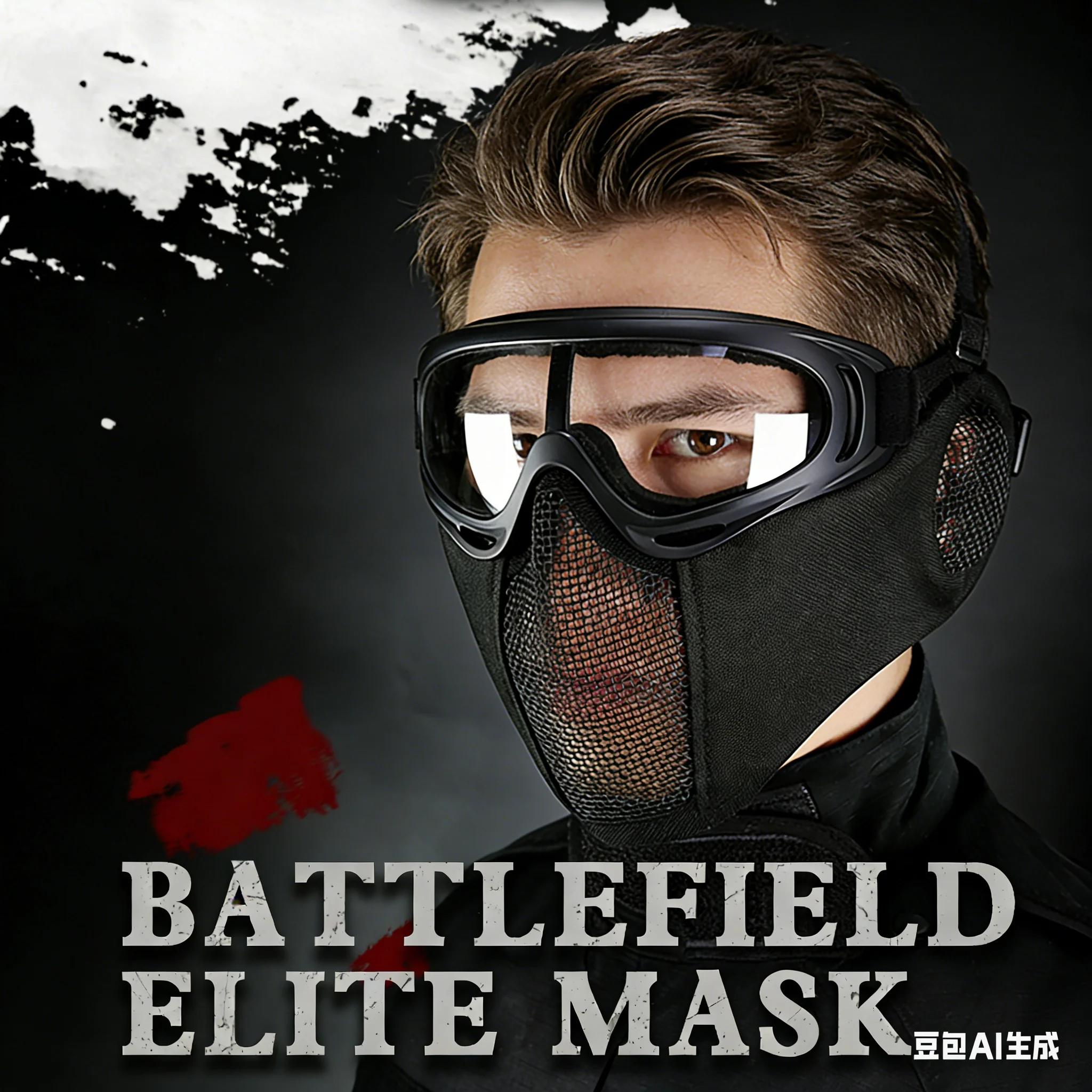 Half Face Airsoft Mask with Goggles Low Carbon Steel Mesh Ear Protection Shooting Mask Set Tactical Mask Hunting Accessories
Half Face Airsoft Mask with Goggles Low Carbon Steel Mesh Ear Protection Shooting Mask Set Tactical Mask Hunting Accessories