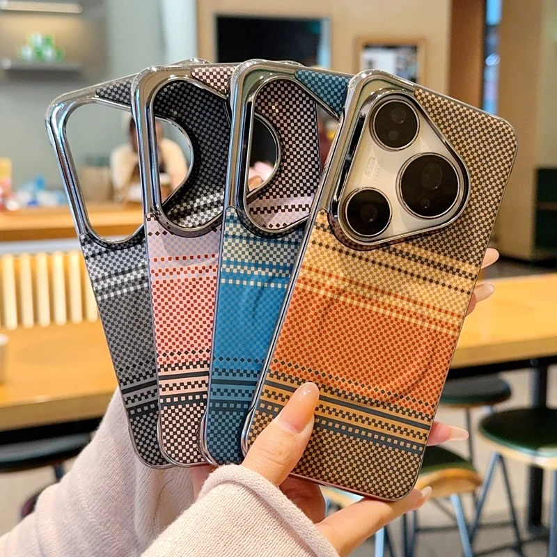 Frameless Carbon Fiber Pattern Wireless Charging Magnetic Case For Huawei Pura 80 Pro 70 Pro 80 Ultra, Slim Hard Phone Cover
Frameless Carbon Fiber Pattern Wireless Charging Magnetic Case For Huawei Pura 80 Pro 70 Pro 80 Ultra, Slim Hard Phone Cover