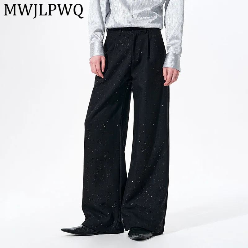 MWJLPWQ Vertical Striped High-End Suit Casual Pants Men's Starry Pattern Design Street Spring Loose-Fit Trousers Trendy 14236
MWJLPWQ Vertical Striped High-End Suit Casual Pants Men's Starry Pattern Design Street Spring Loose-Fit Trousers Trendy 14236