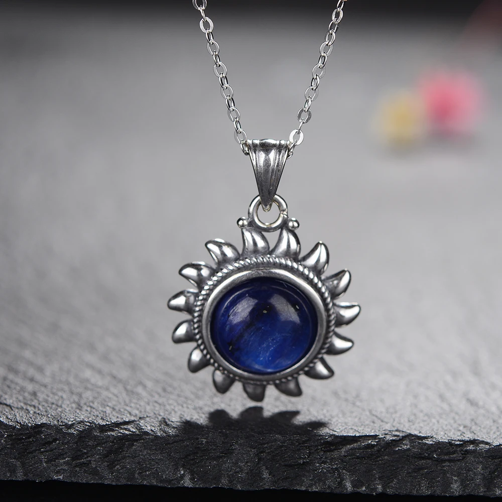S925 Silver Pendant Necklace Jewelry 10mm Titanium Silver Vintage Boutique Jewelry Necklace Women Birthday Engagement Party Gift
S925 Silver Pendant Necklace Jewelry 10mm Titanium Silver Vintage Boutique Jewelry Necklace Women Birthday Engagement Party Gift