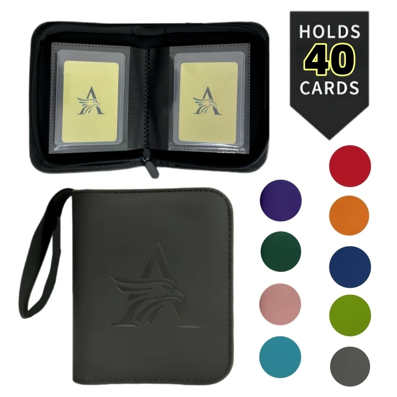 1 Pocket Top Loader Binder, Holding 40 Cards in 3"x4" Toploaders, Side Loading Small Book ,for MTG TCG, Pokemon, Trading, Sports
1 Pocket Top Loader Binder, Holding 40 Cards in 3"x4" Toploaders, Side Loading Small Book ,for MTG TCG, Pokemon, Trading, Sports