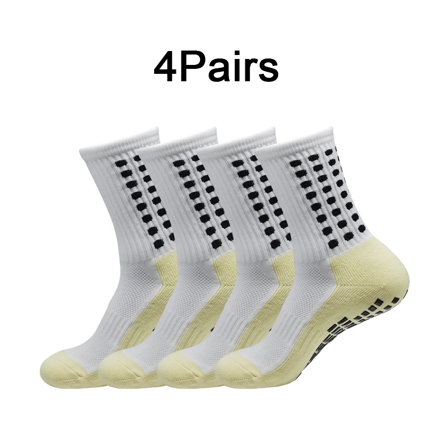 4 Pairs Grip Football Socks for Men & Women Outdoor Fitness Anti-Slip Soccer Sports Socks Sweat-Absorbing Breathable for Cycling
4 Pairs Grip Football Socks for Men & Women Outdoor Fitness Anti-Slip Soccer Sports Socks Sweat-Absorbing Breathable for Cycling