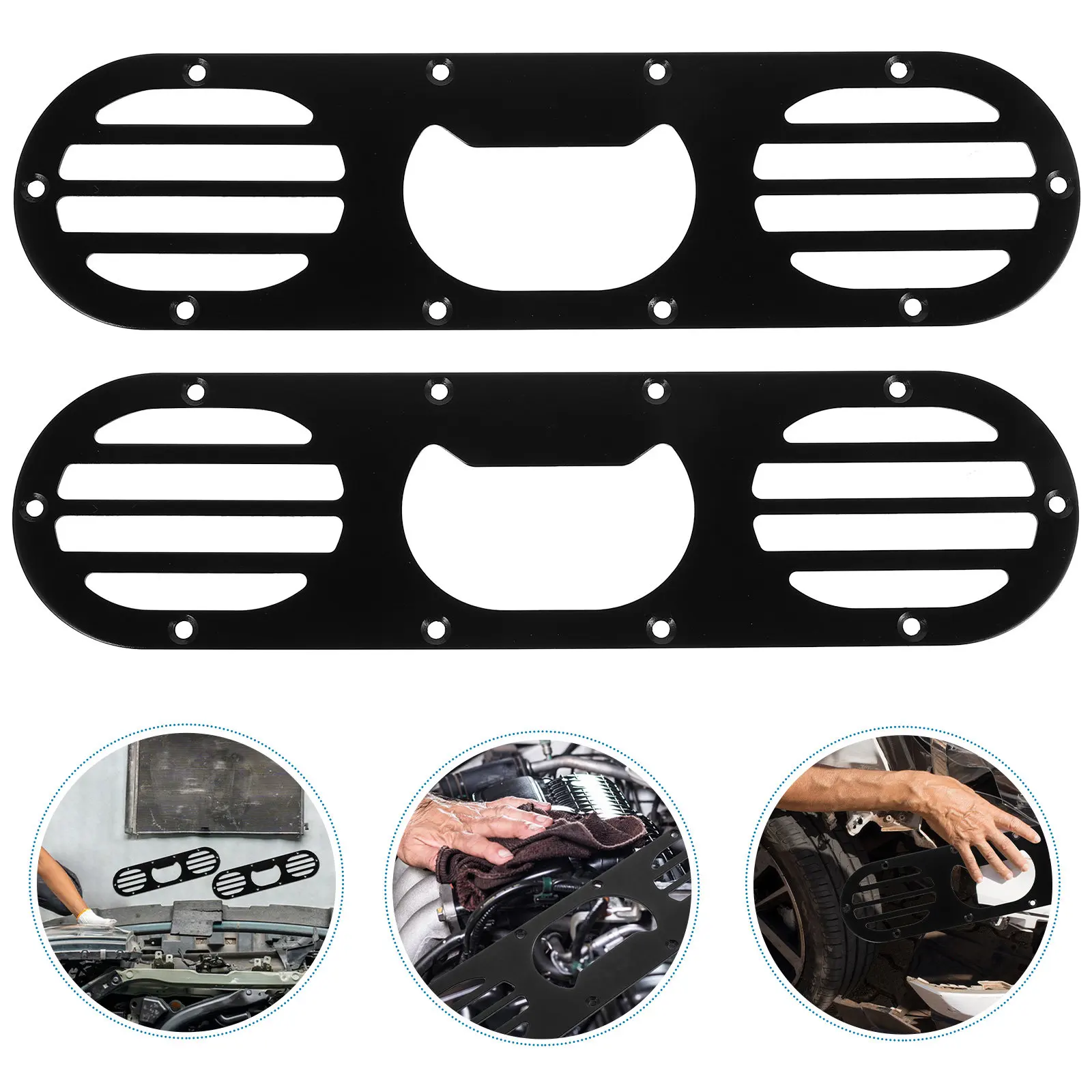 2Pcs Rear Bumper Panel Car Air Diversion Diffuser Universal Metal Rear Bumper Guard Auto Exterior Accessories Vehicle Stabilizer
2Pcs Rear Bumper Panel Car Air Diversion Diffuser Universal Metal Rear Bumper Guard Auto Exterior Accessories Vehicle Stabilizer