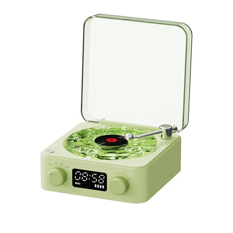 MLGB-KW03 Retro Vinyl Record Speaker RGB Wireless Bluetooth 5.0 Turntable Speaker Player Stereo Sound With White Noise
MLGB-KW03 Retro Vinyl Record Speaker RGB Wireless Bluetooth 5.0 Turntable Speaker Player Stereo Sound With White Noise
