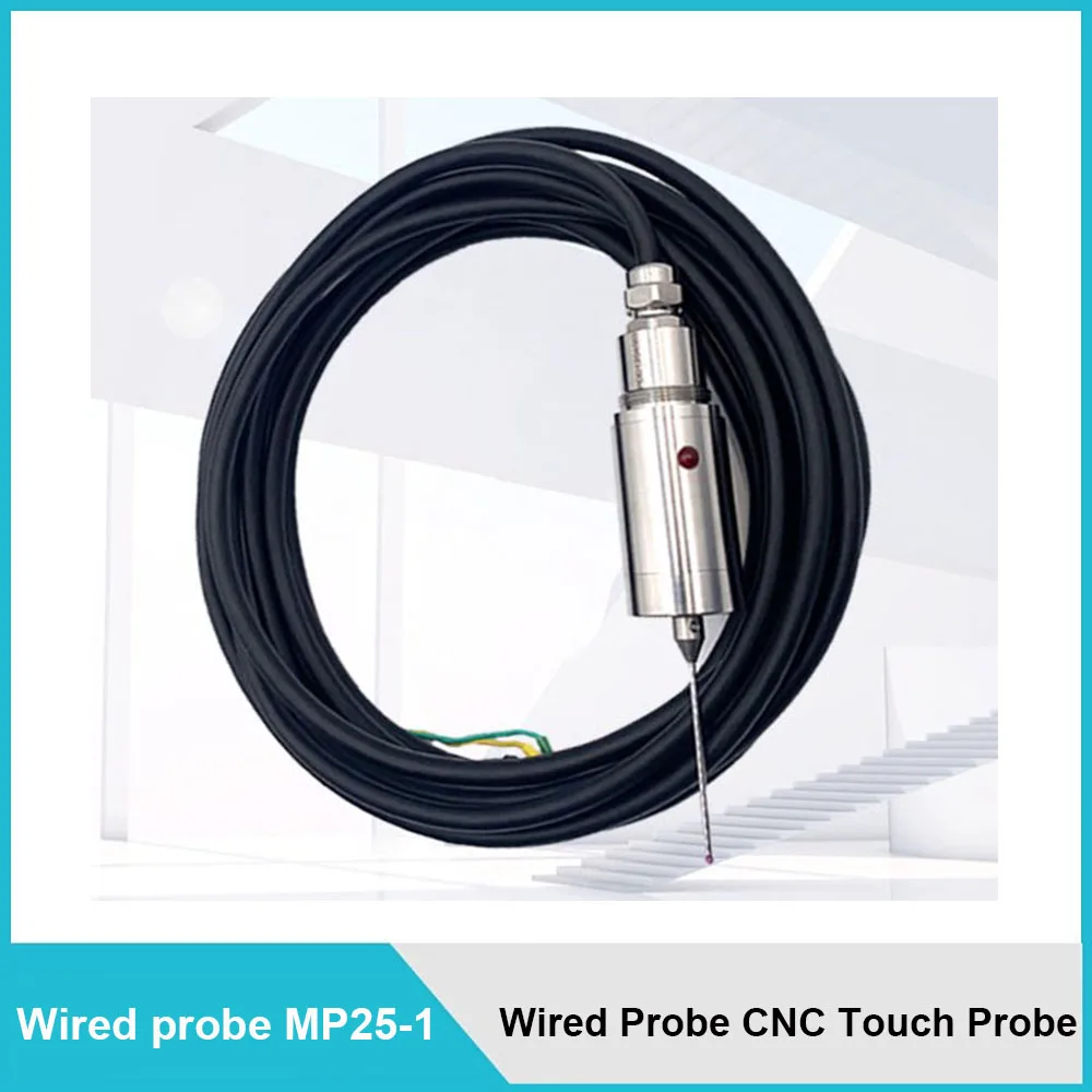 CNC machine tool wired probe CNC contact probe detection sensor MP25-1 automatic edge finder replaces Renishaw
CNC machine tool wired probe CNC contact probe detection sensor MP25-1 automatic edge finder replaces Renishaw