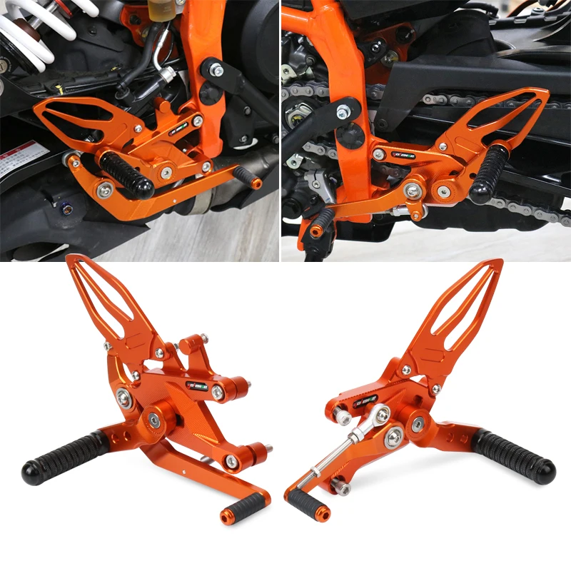 Motorcycle Accessory CNC Footrests Rearset Rear Footpeg Foot Rests For DUKE 390 250 DUKE390 DUKE250 2024 2025 2026
Motorcycle Accessory CNC Footrests Rearset Rear Footpeg Foot Rests For DUKE 390 250 DUKE390 DUKE250 2024 2025 2026
