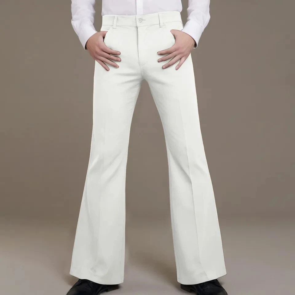 Men's Retro Flared Pants Trendy Long Pants Harajuku Bell-Bottom Pants Vintage Solid Color Baggy Trousers Pantalones
Men's Retro Flared Pants Trendy Long Pants Harajuku Bell-Bottom Pants Vintage Solid Color Baggy Trousers Pantalones