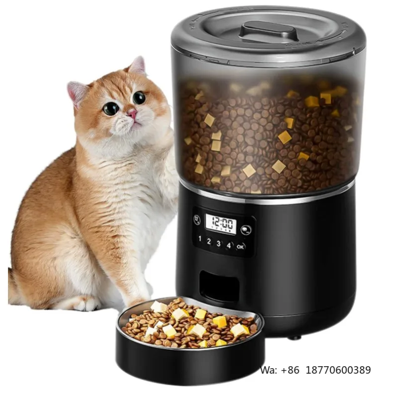 Smart Anti-Clogging Cat Feeder Solid Eco-Friendly Pet Food Dispenser Large Capacity Jam-Free Bowls for Feeding Cats Automatic
Smart Anti-Clogging Cat Feeder Solid Eco-Friendly Pet Food Dispenser Large Capacity Jam-Free Bowls for Feeding Cats Automatic