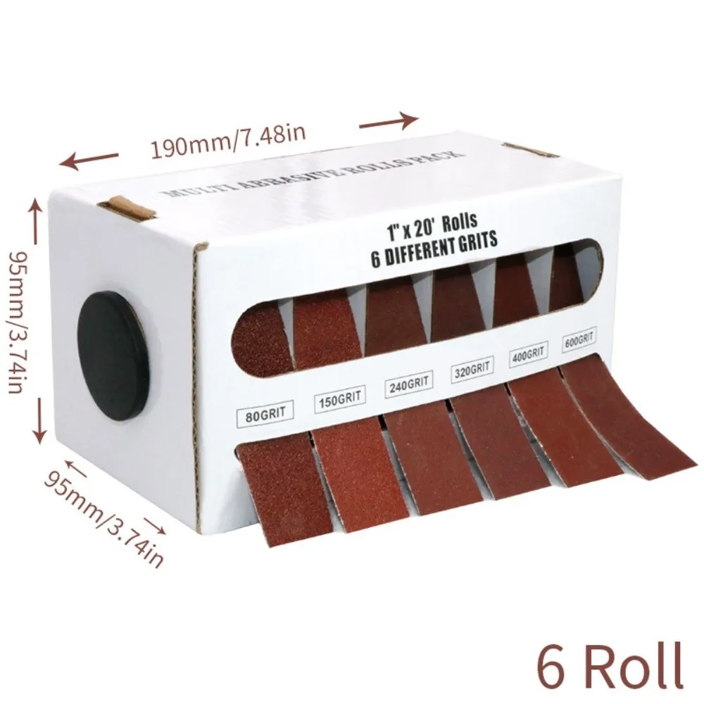 4/5/6 rolls 80/150/240/320/400/600 Grit Diamond Cloth Rolls with Dispenser Metal Emery Cloth Sandpaper Rolls
4/5/6 rolls 80/150/240/320/400/600 Grit Diamond Cloth Rolls with Dispenser Metal Emery Cloth Sandpaper Rolls