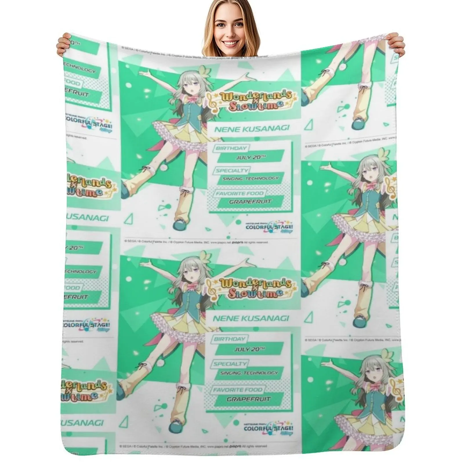 Nene Kusanagi Throw Blanket All Weather Soft Throw Blanket for Sofa
Nene Kusanagi Throw Blanket All Weather Soft Throw Blanket for Sofa