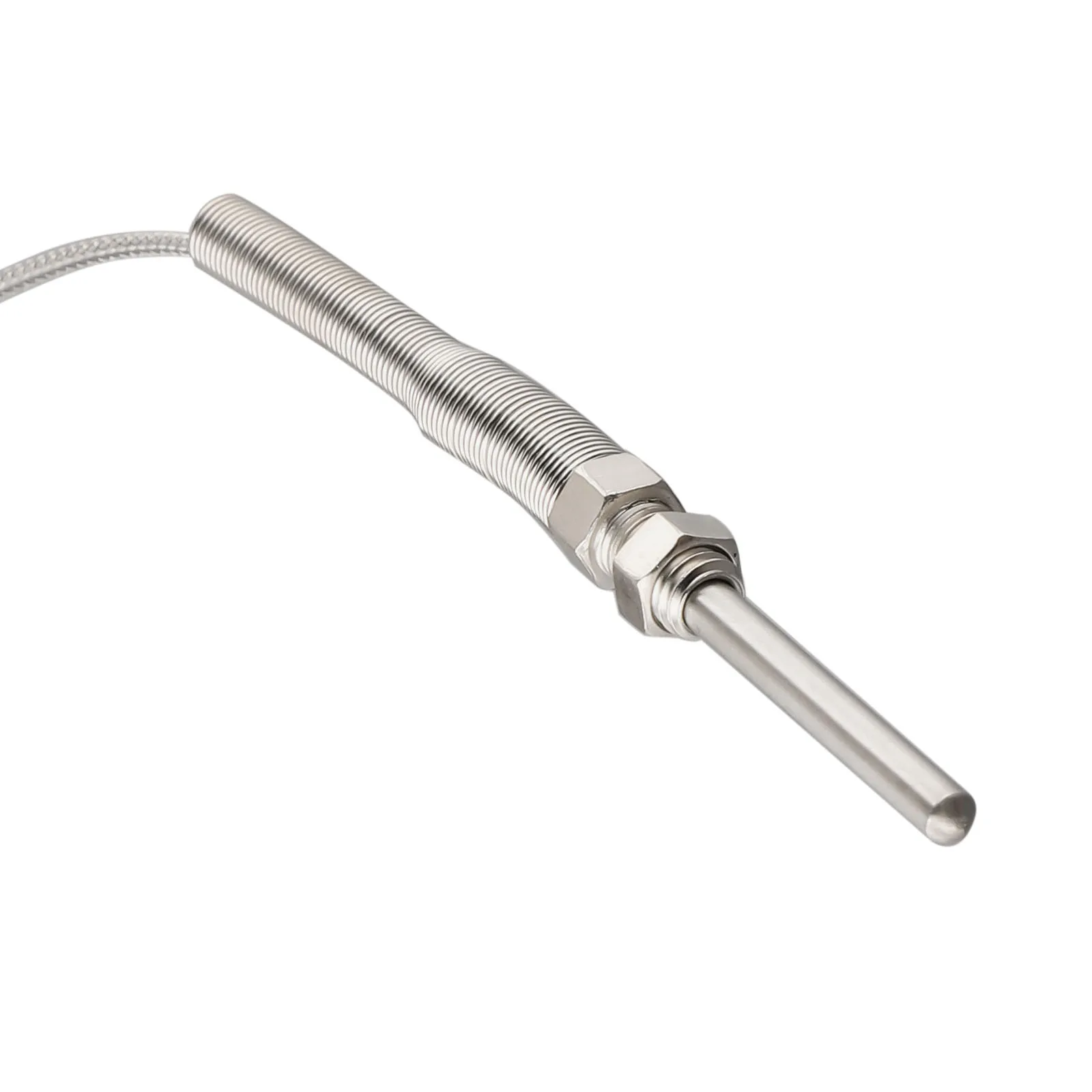 3/8" NPT K Type Thermocouple Stainless Steel Probe 50mm 3 Meters Cable Wire Length High Temperature -100~1250 ℃ Probe Sensor
3/8" NPT K Type Thermocouple Stainless Steel Probe 50mm 3 Meters Cable Wire Length High Temperature -100~1250 ℃ Probe Sensor