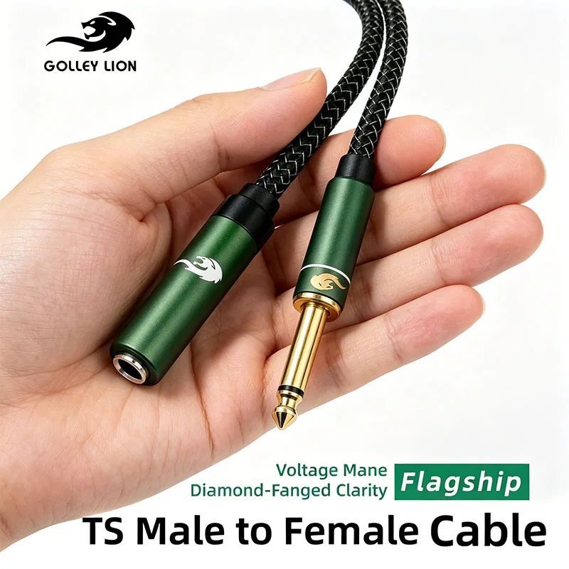 Aux Guitar Cable 6.5mm Jack Male To Male Audio Cable Gold-Plated 1m 2m for Guitar Mixer Amplifier Bass 6.35mm AUX Cable
Aux Guitar Cable 6.5mm Jack Male To Male Audio Cable Gold-Plated 1m 2m for Guitar Mixer Amplifier Bass 6.35mm AUX Cable