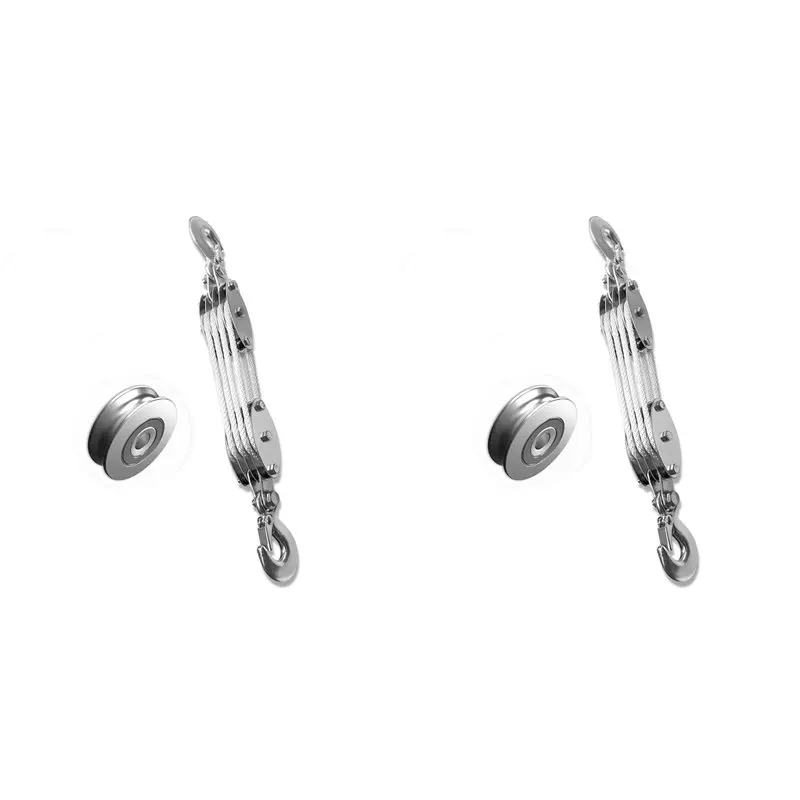 Система блоков и шкивов L60A 2X, 4-колесный тросовый подъемник, грузоподъемность 2200 фунтов с 65-футовым тросом диаметром 1/4 дюйма, белый цвет
Система блоков и шкивов L60A 2X, 4-колесный тросовый подъемник, грузоподъемность 2200 фунтов с 65-футовым тросом диаметром 1/4 дюйма, белый цвет