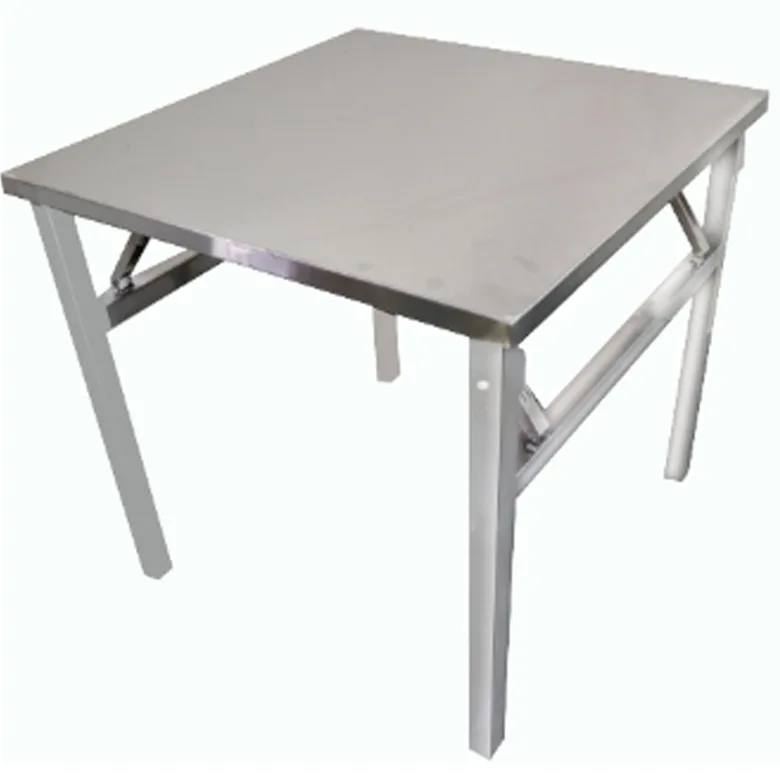 Stainless steel small square table, folding fast food table in barbecue shop, street stall, household use
Stainless steel small square table, folding fast food table in barbecue shop, street stall, household use