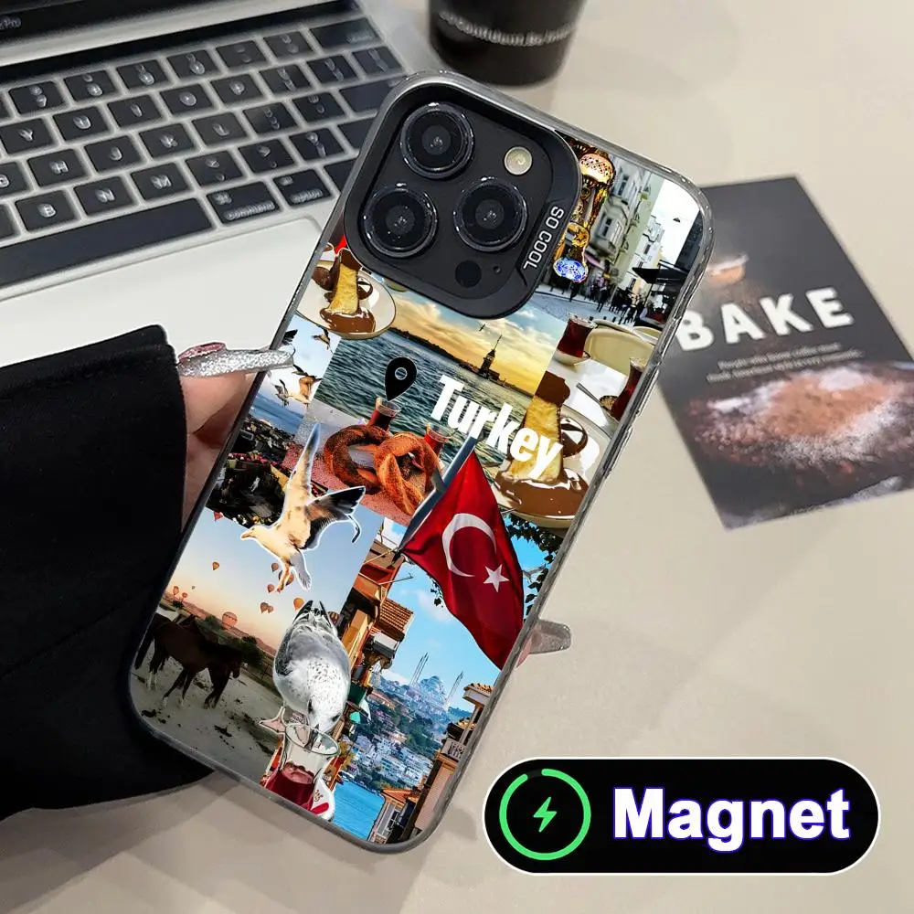 Turkey Flag Translucent MagSafe Mobile Phone Case for iPhone 17 16 15 14 13 12 11 Air Pro Max Plus Colorful Cover
Turkey Flag Translucent MagSafe Mobile Phone Case for iPhone 17 16 15 14 13 12 11 Air Pro Max Plus Colorful Cover