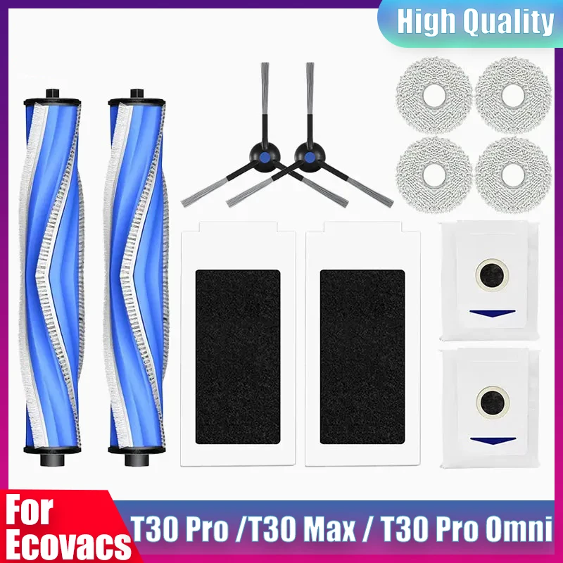 For Ecovacs Debot T30 Pro Omni /T30 Max / YEEDI M12 Pro+ Accessories Main Side Brush Filter Mop Dust Bag Replacement Spare Parts
For Ecovacs Debot T30 Pro Omni /T30 Max / YEEDI M12 Pro+ Accessories Main Side Brush Filter Mop Dust Bag Replacement Spare Parts