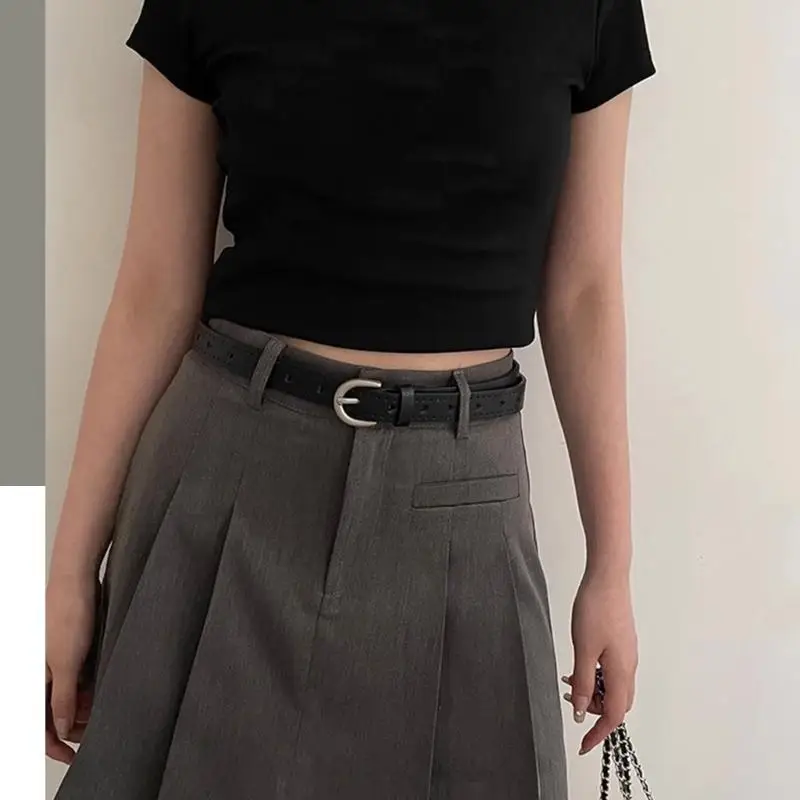 39BB Eye Catching Waist Belt with Pin Buckle for Adult Personality PU Waist Belts for Women Coat Dress Adjustable Length
39BB Eye Catching Waist Belt with Pin Buckle for Adult Personality PU Waist Belts for Women Coat Dress Adjustable Length