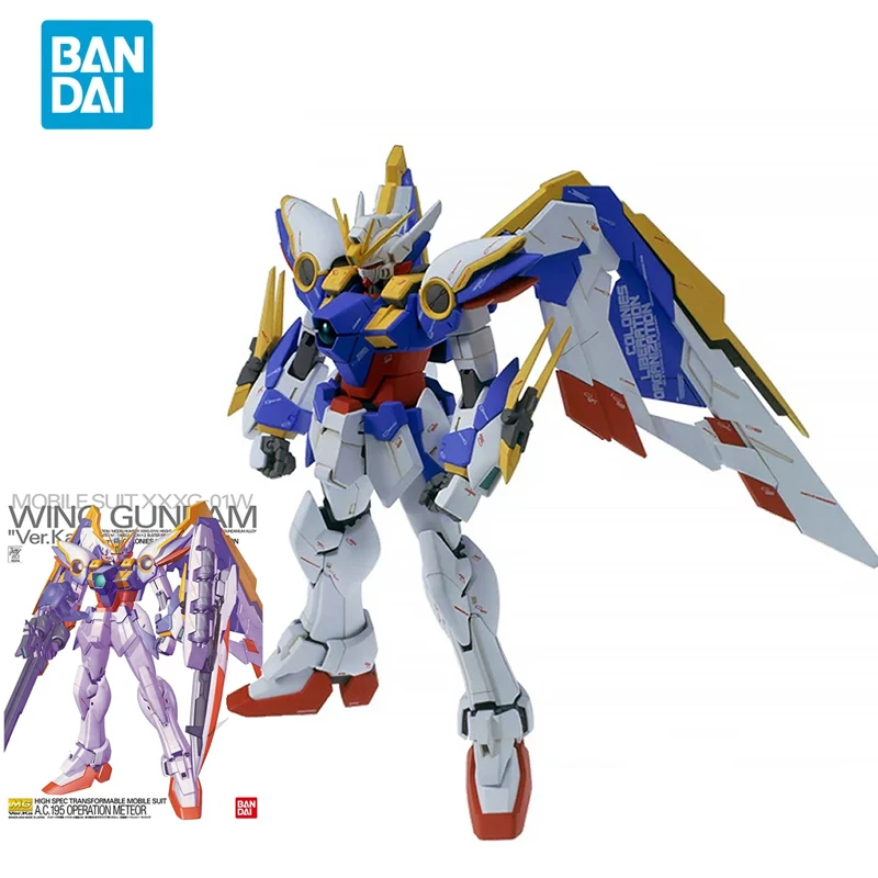 Bandai Genuine Anime GUNDAM Model MG Series 1/100 Wing Gundam Ver.Ka Action Figure Assembly Model Toys Collection Gifts for Kids
Bandai Genuine Anime GUNDAM Model MG Series 1/100 Wing Gundam Ver.Ka Action Figure Assembly Model Toys Collection Gifts for Kids