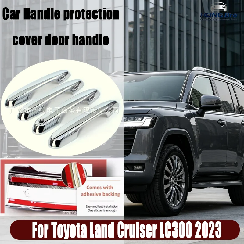 For Toyota Land Cruiser LC300 2023 Chrome Silver Door Handle Cover, Exterior Trim Sticker, Car Accessory car decorations
For Toyota Land Cruiser LC300 2023 Chrome Silver Door Handle Cover, Exterior Trim Sticker, Car Accessory car decorations