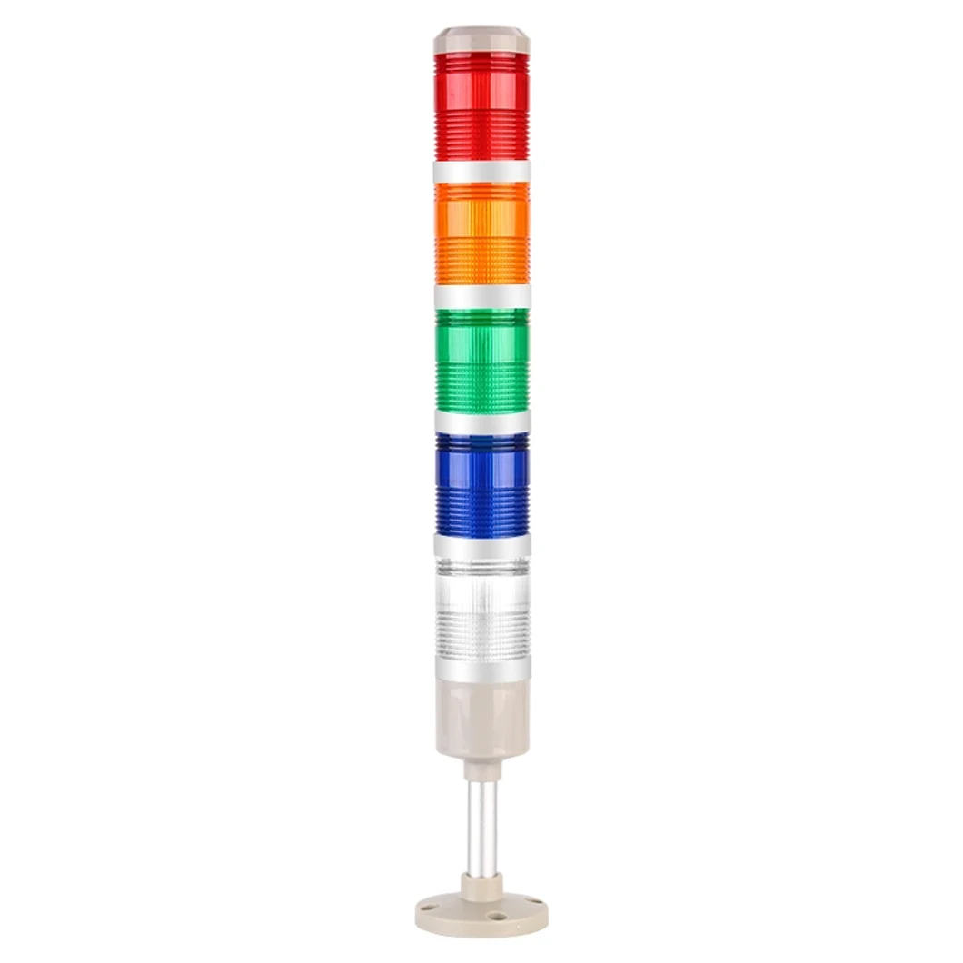 TF-50 Red+Green+Blue+Yellow+White Five Color LED Warning Light 12V/24V/110V/220V/380V Steady/Flashing Multi Layer Warning Light
TF-50 Red+Green+Blue+Yellow+White Five Color LED Warning Light 12V/24V/110V/220V/380V Steady/Flashing Multi Layer Warning Light