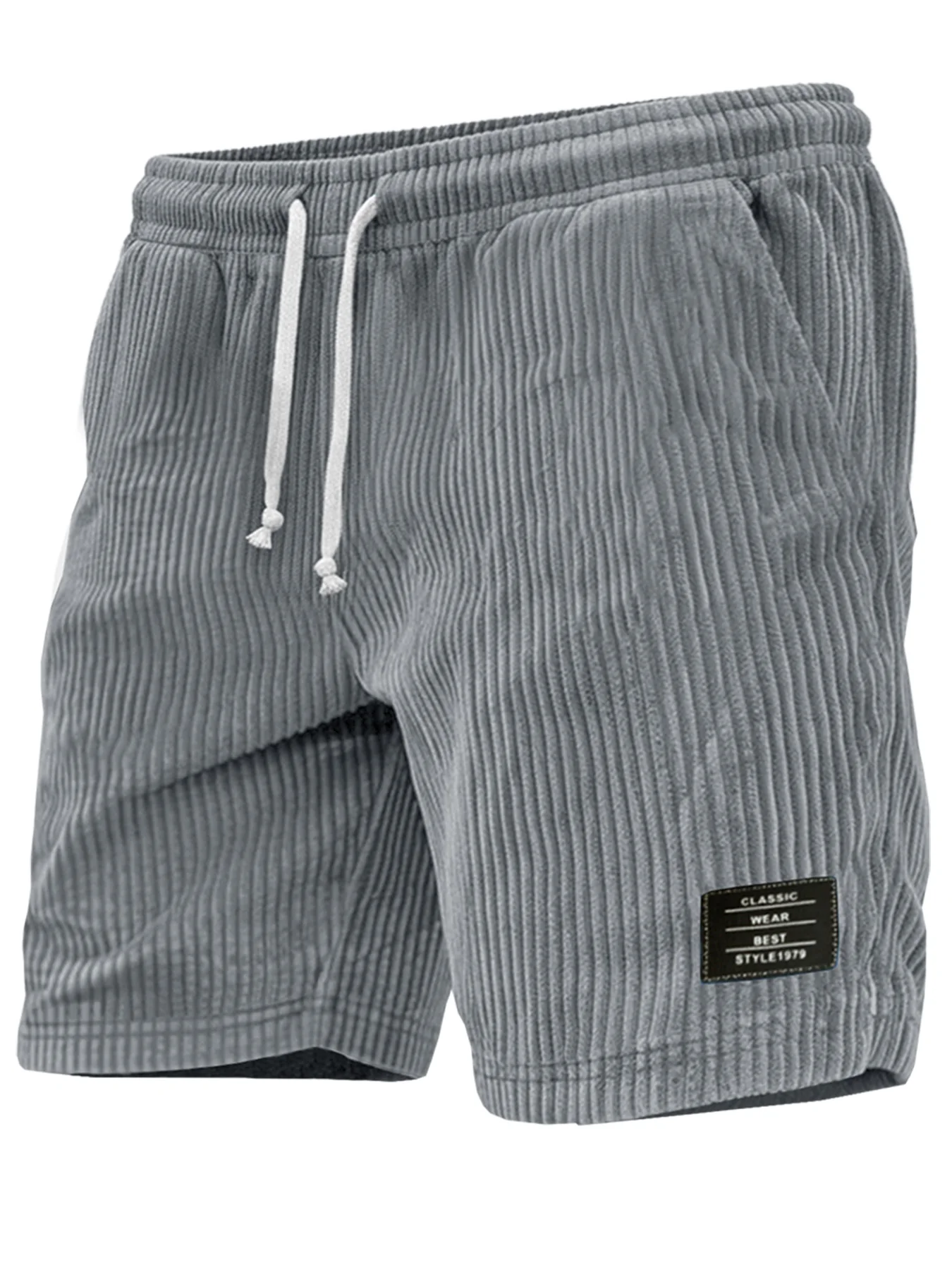 Men's Ribbed Black Stripe Flannel Casual Shorts, Summer Retro Logo Tie-Dye Loose-Fit Sports Five-Pocket Training Pants.
Men's Ribbed Black Stripe Flannel Casual Shorts, Summer Retro Logo Tie-Dye Loose-Fit Sports Five-Pocket Training Pants.