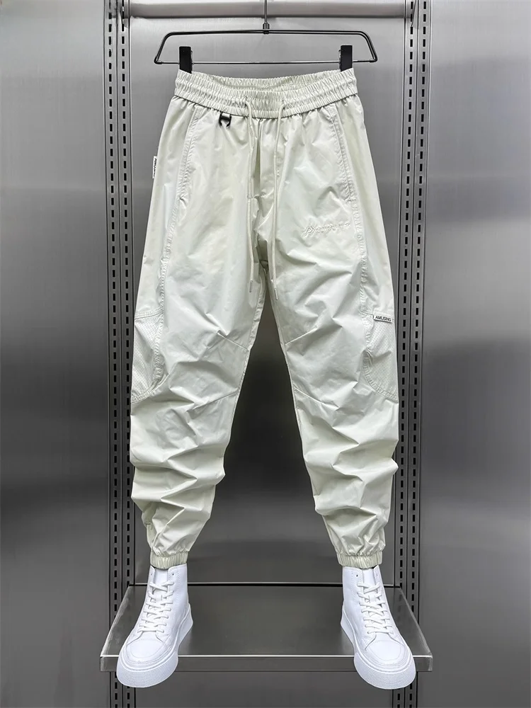 Faionable Breathable Qui Dry Men's Sport Pants Summer Thin Hole Punching Air Conditioning Pants Trendy Haome Cuffed Pants
Faionable Breathable Qui Dry Men's Sport Pants Summer Thin Hole Punching Air Conditioning Pants Trendy Haome Cuffed Pants