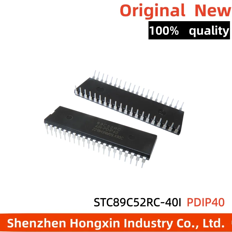 1-5 pieces of STC89C52 STC89C52RC-40I-PDIP40 direct insertion industrial grade microcontroller
1-5 pieces of STC89C52 STC89C52RC-40I-PDIP40 direct insertion industrial grade microcontroller