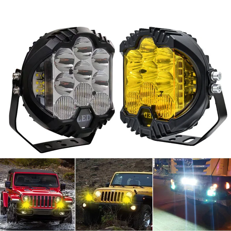 1 шт. 5-дюймовые светодиодные внедорожные рабочие фары для грузовиков Jeep Wrangler, светодиодные фары, модифицированные для внедорожников
1 шт. 5-дюймовые светодиодные внедорожные рабочие фары для грузовиков Jeep Wrangler, светодиодные фары, модифицированные для внедорожников