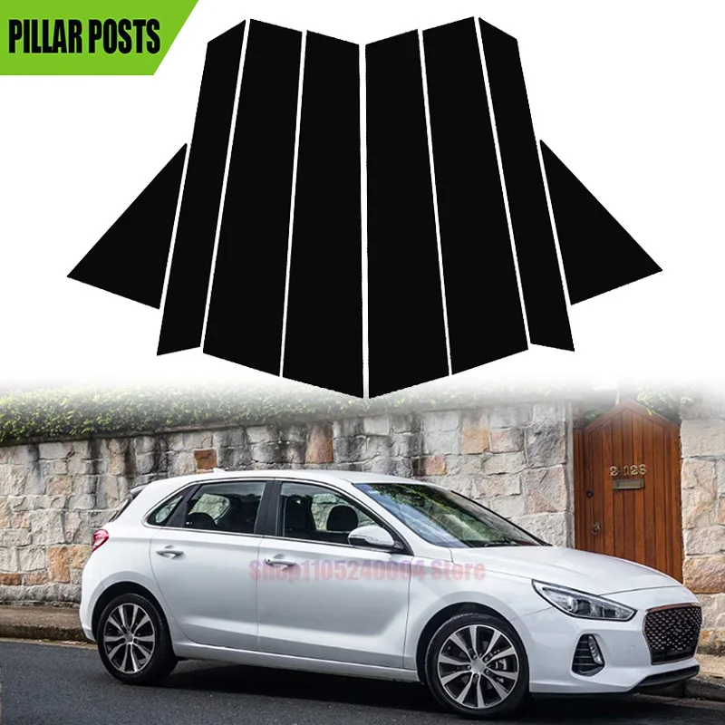 Glossy Black Car Pillar Post Auto Door Window BC Column Trim Stickers For Hyundai i30 Hatchback 2018-2023 Elantra GT 2018-2020
Glossy Black Car Pillar Post Auto Door Window BC Column Trim Stickers For Hyundai i30 Hatchback 2018-2023 Elantra GT 2018-2020