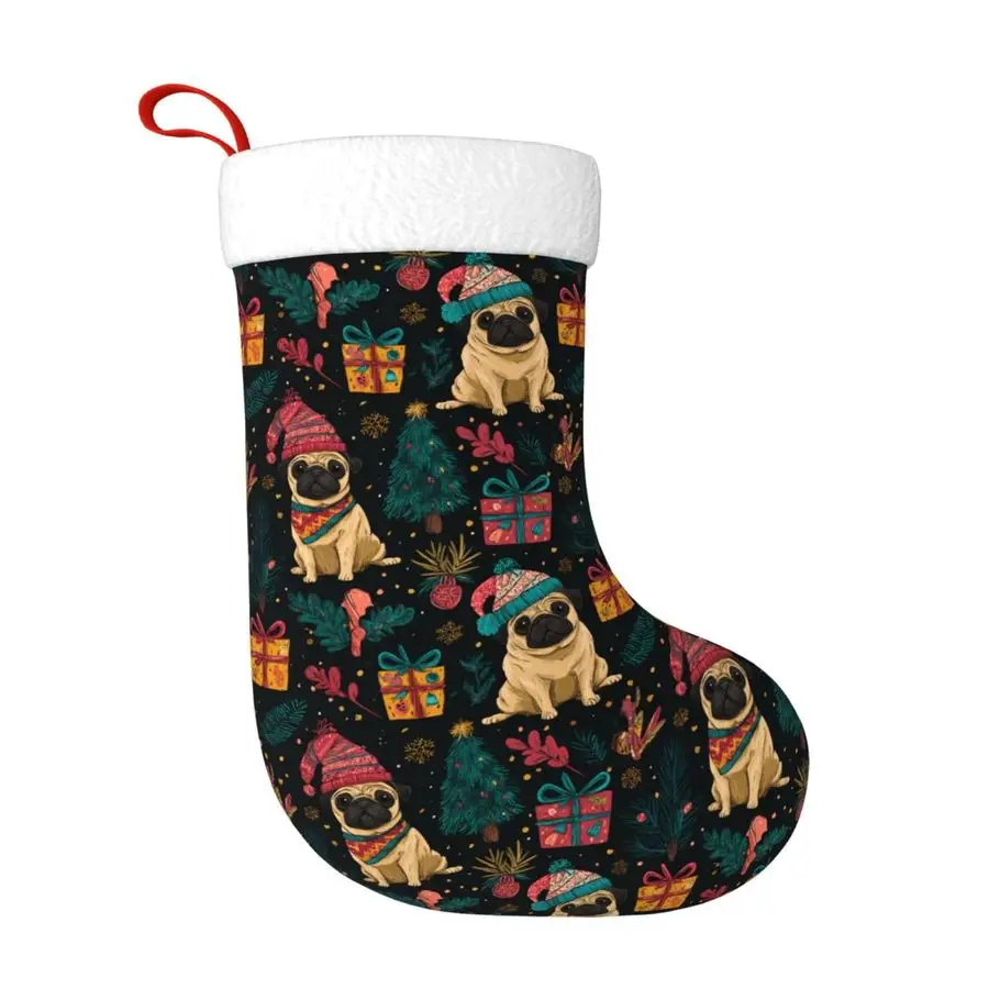 Рождественский мопс, рождественские чулки, большие рождественские чулки, подвесные чулки для камина, декор для семейного рождественского праздника, вечеринки
Рождественский мопс, рождественские чулки, большие рождественские чулки, подвесные чулки для камина, декор для семейного рождественского праздника, вечеринки