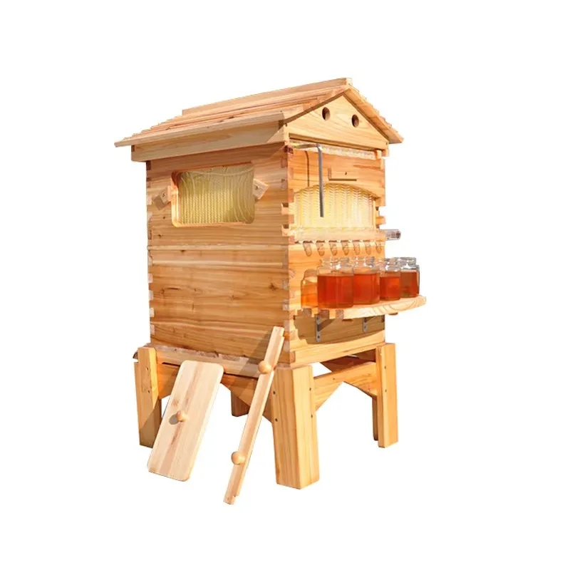 Beekeeping Equipment Wax-Coated Self-Flowing Beehive Set Automatic Flow Beehive Auto Flow Hive
Beekeeping Equipment Wax-Coated Self-Flowing Beehive Set Automatic Flow Beehive Auto Flow Hive