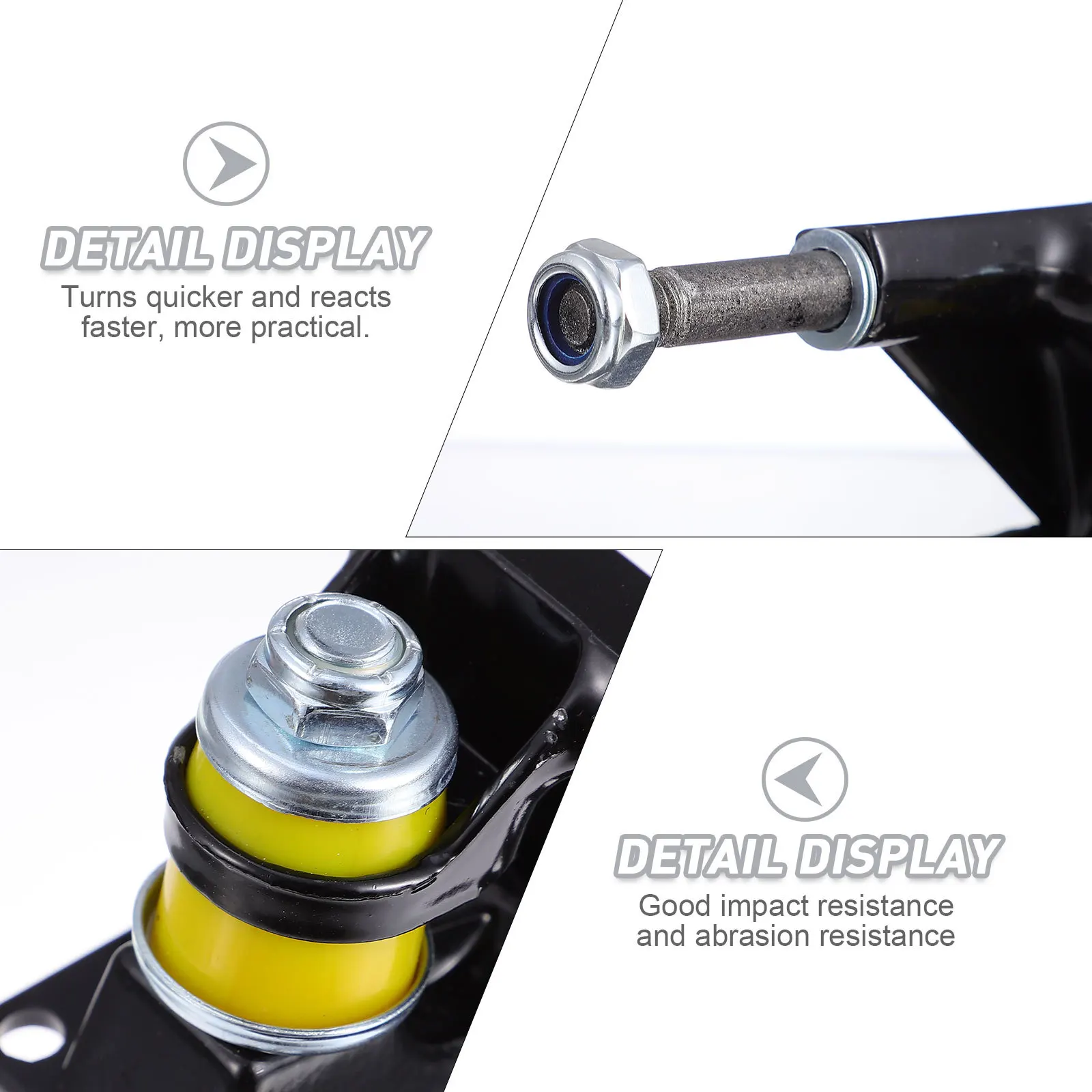 1Pair Skateboard Truck Bracket Bridge Base Lightweight Sturdy Durable Impact Resistance Abrasion Resistance Quick Turn Faster
1Pair Skateboard Truck Bracket Bridge Base Lightweight Sturdy Durable Impact Resistance Abrasion Resistance Quick Turn Faster