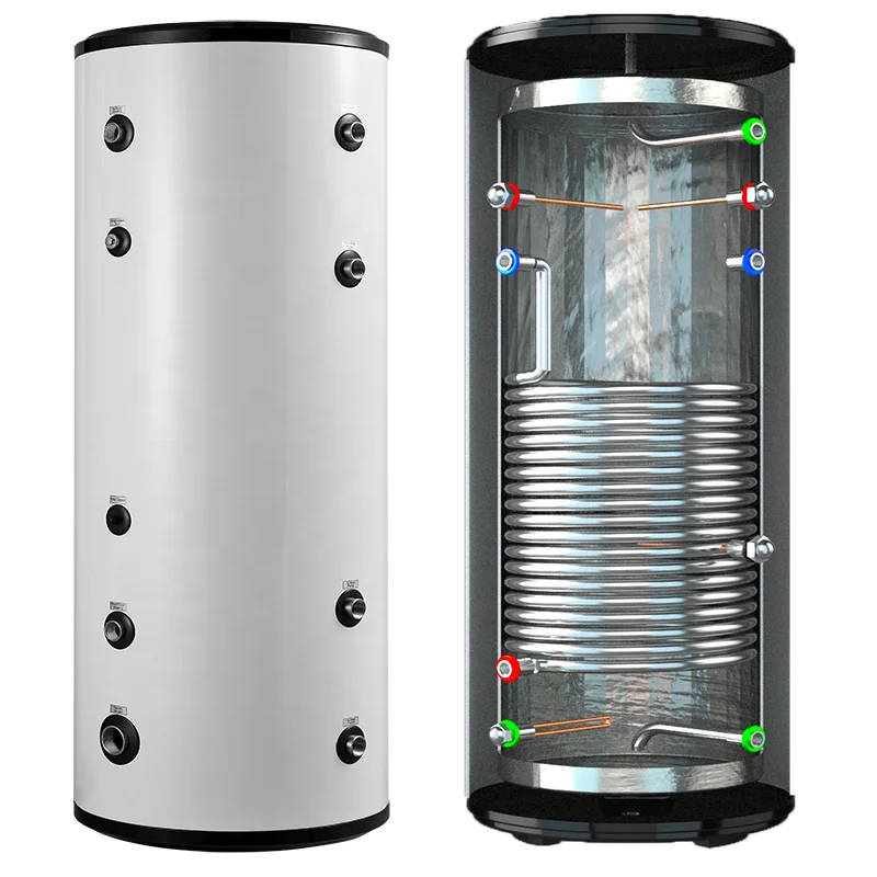 Storage Water tank Coil Heat Pump Water tank for Indoor and Outdoor Water Circulation System 200/300/400/500liter
Storage Water tank Coil Heat Pump Water tank for Indoor and Outdoor Water Circulation System 200/300/400/500liter
