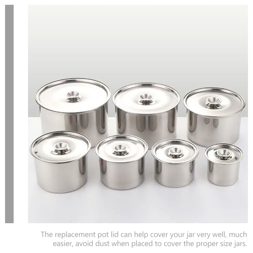 Seasoning Cap Can Lid Pot Lids Rolling Dough Kitchen Oil Container Storage for Cooker Stainless Steel Cooking Strainer Cover
Seasoning Cap Can Lid Pot Lids Rolling Dough Kitchen Oil Container Storage for Cooker Stainless Steel Cooking Strainer Cover
